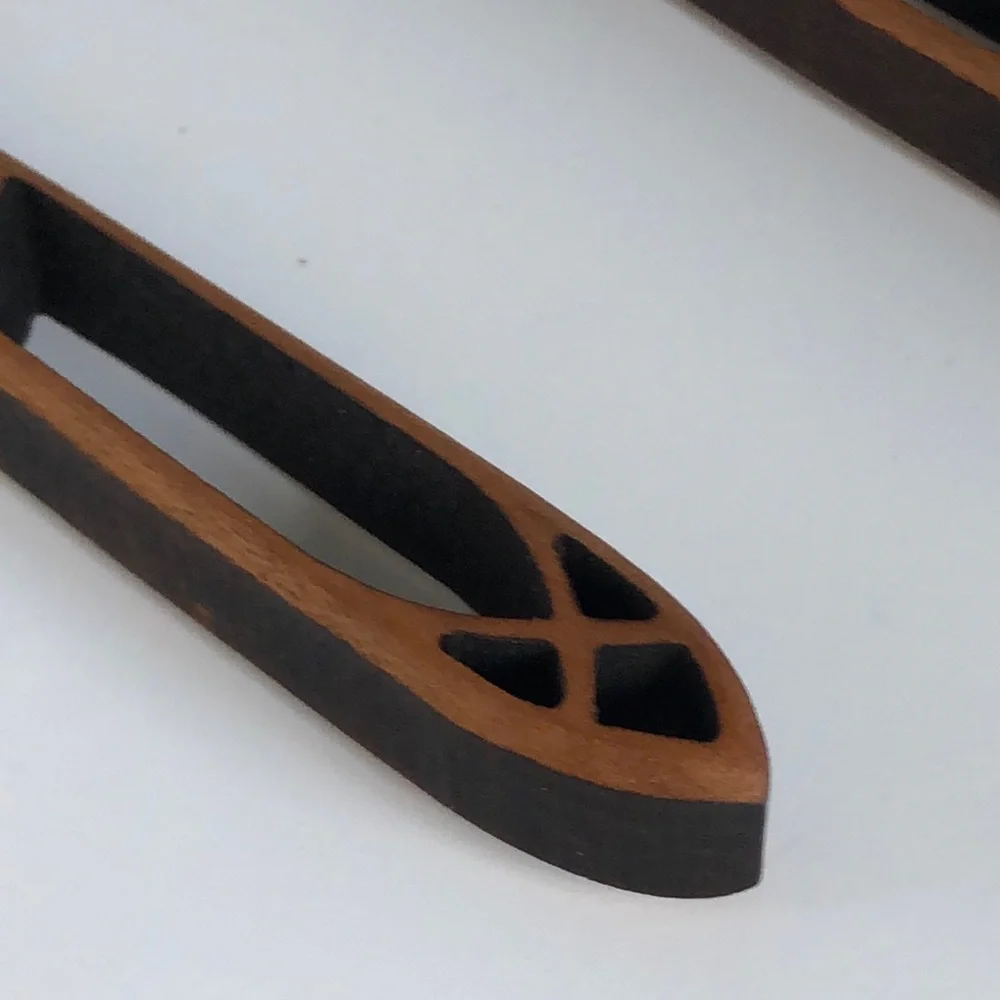 NWOT MOONSPOON CATHEDRAL Design 7” INCH WOODEN SERVING SPOON SET